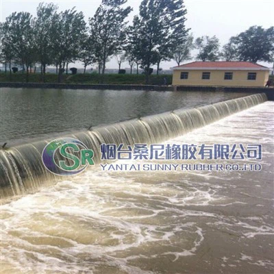 Pneumatická přepadová vrata pro kontrolu povodní